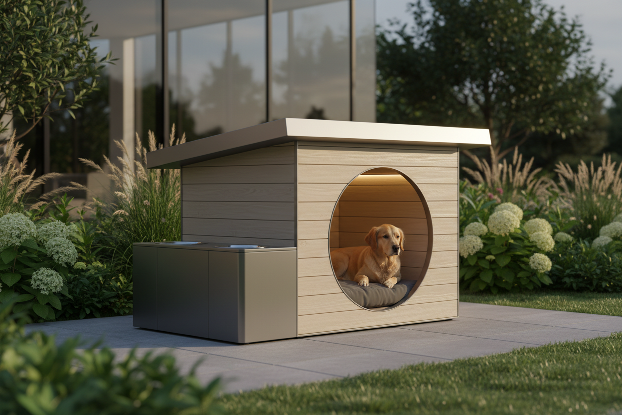 Cuccia per cani outdoor - modello resistente alle intemperie

